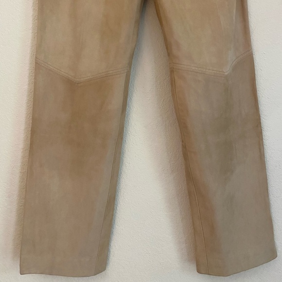 Escada Suede Straight Boot Pants - Picture 8 of 16